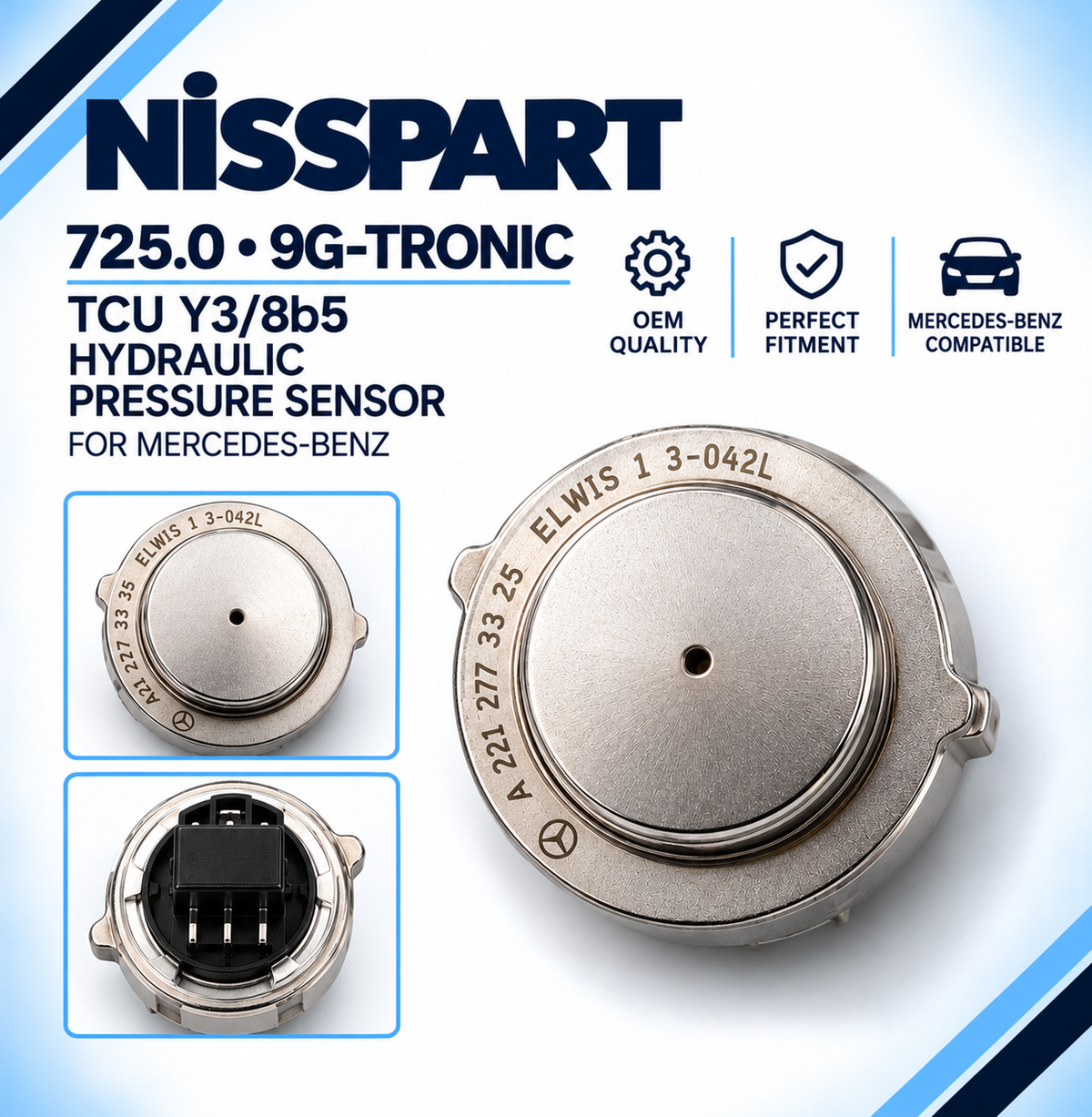725.0 TCU Y3/8b5 Hydraulic Pressure Sensor 9G-Tronic