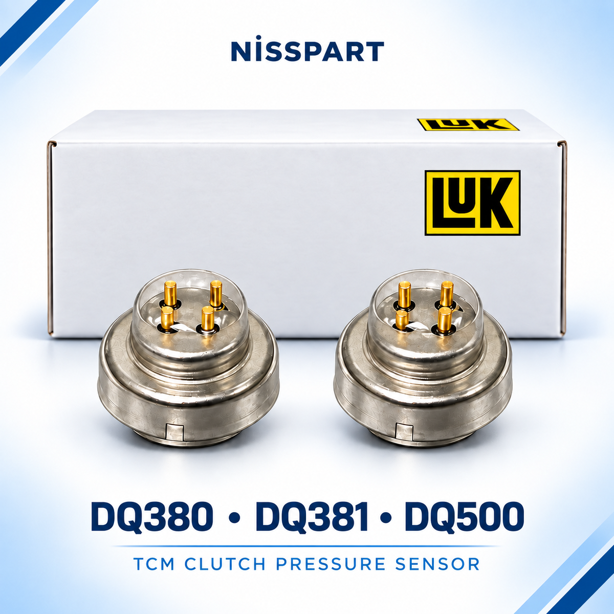 New LUK SMP132 0DE 0GC DQ380 DQ381 DQ500 Control Module TCM Clutch Pressure Sensor (2 PCS)