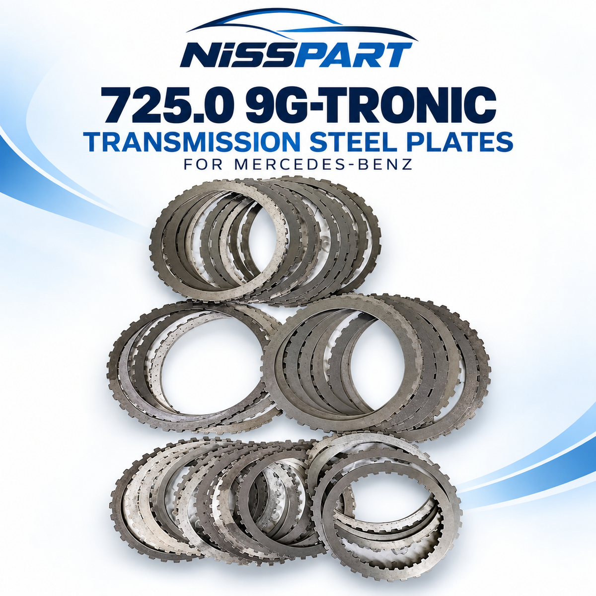 725.0 9G-Tronic Transmission Steel Plates for Mercedes